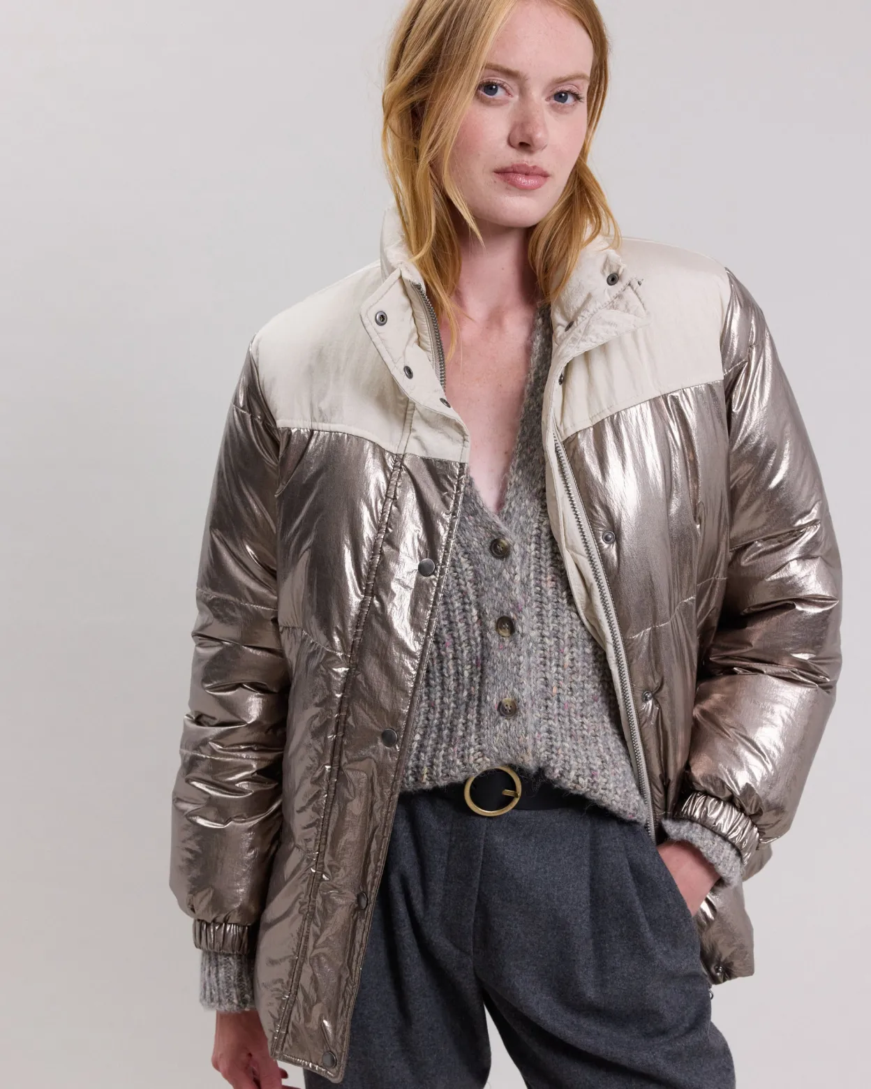 volfy_puffer_0.webp Best Hartford Volfy Puffer Off-White & Bronze