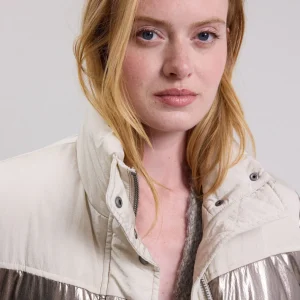 Best Hartford Volfy Puffer Off-White & Bronze